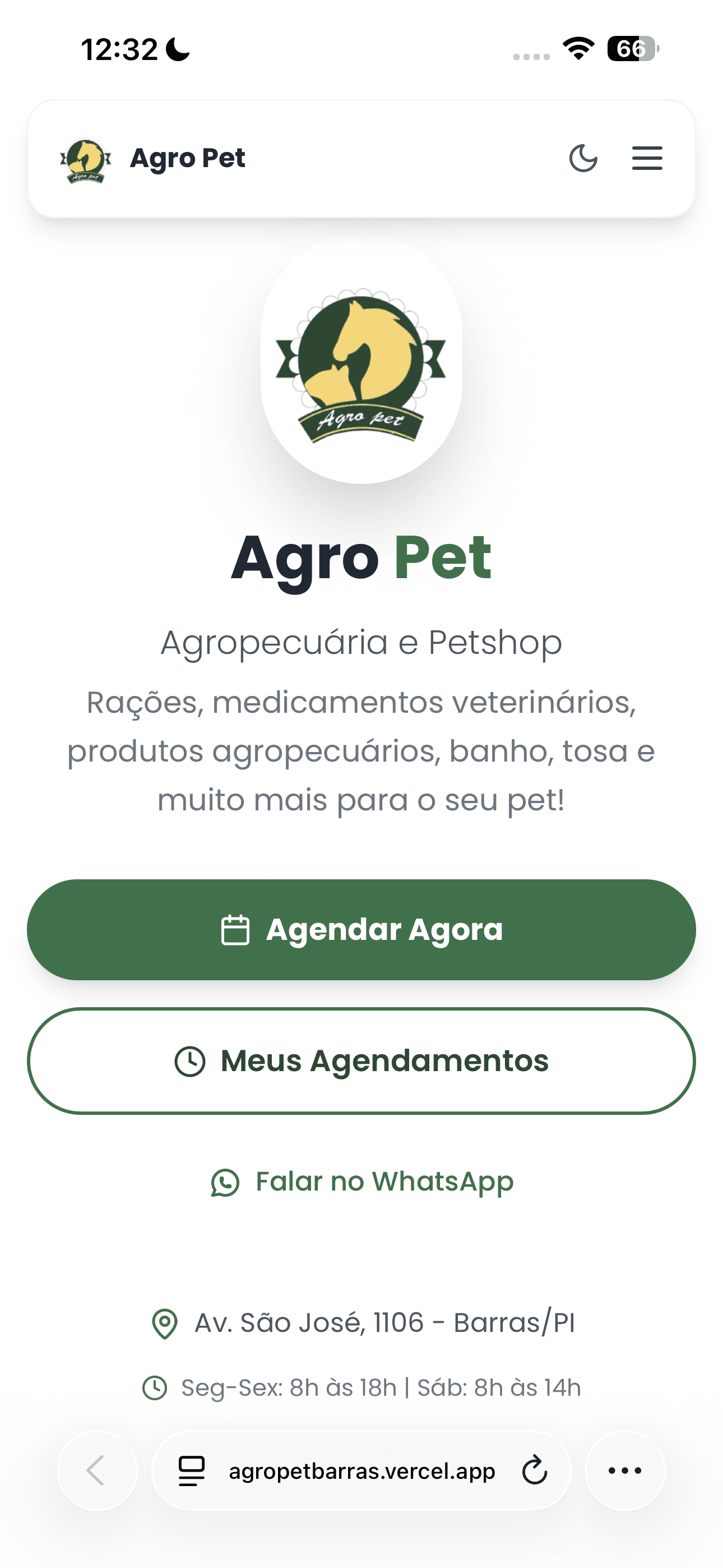 Previa do aplicativo